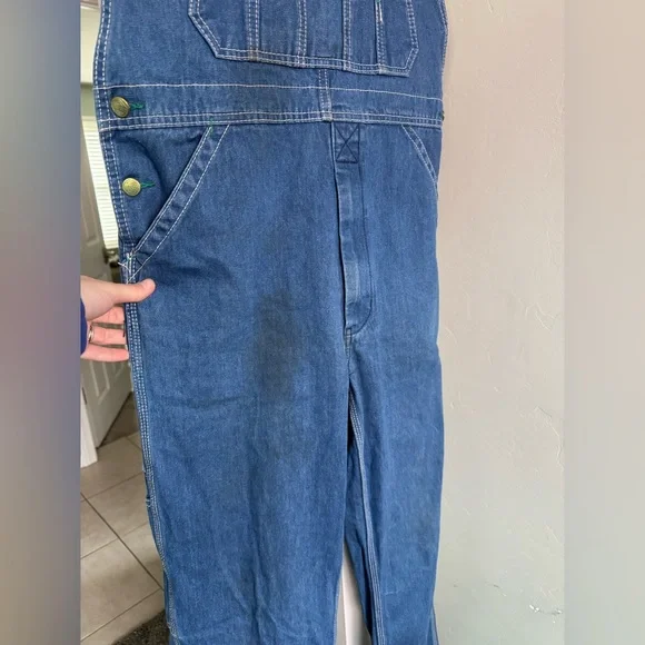 USED DENIM LIBERTY OVERALLS SIZE 32x32 - Picture 6 of 7